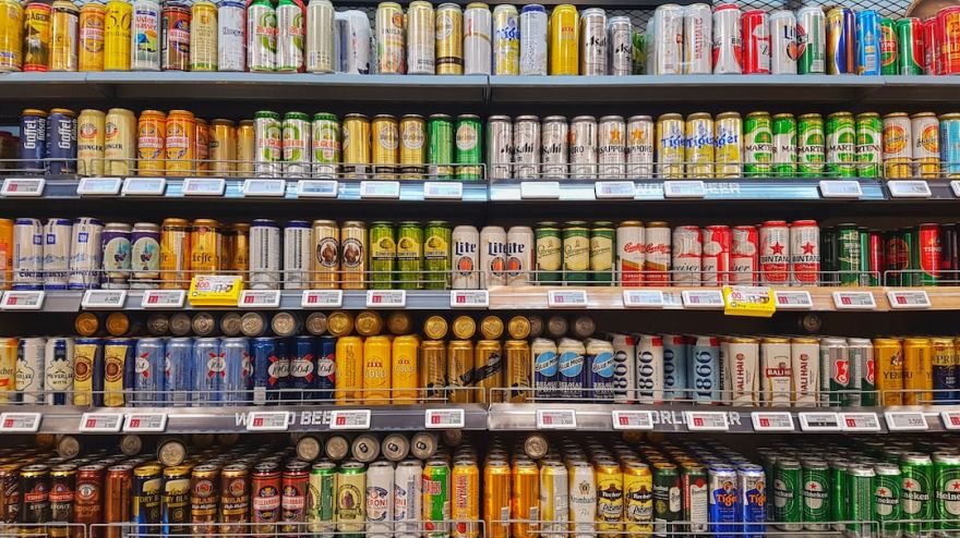 Japanese Beer - a store filled with lots of different types of beer