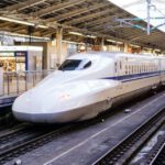 Japan Train - time lapse photography of white train