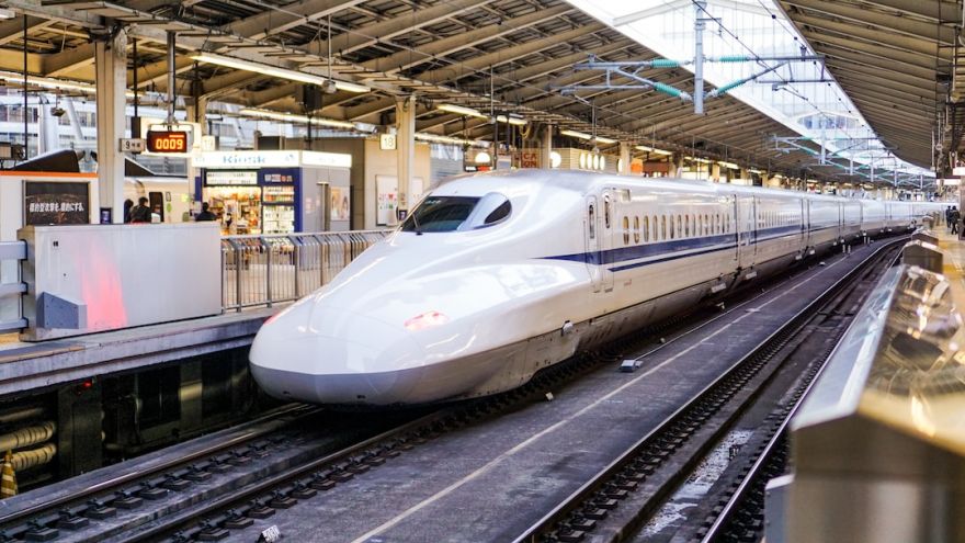 Japan Train - time lapse photography of white train