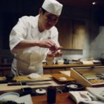 Japanese Cuisine - man in chef suit