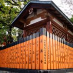 Visit Japan - brown wooden gate near green trees during daytime