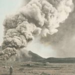 Japan History - grayscale photo of standing person facing on smoke