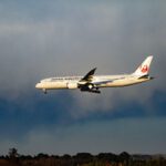 Japanese Airlines - white transportation plane